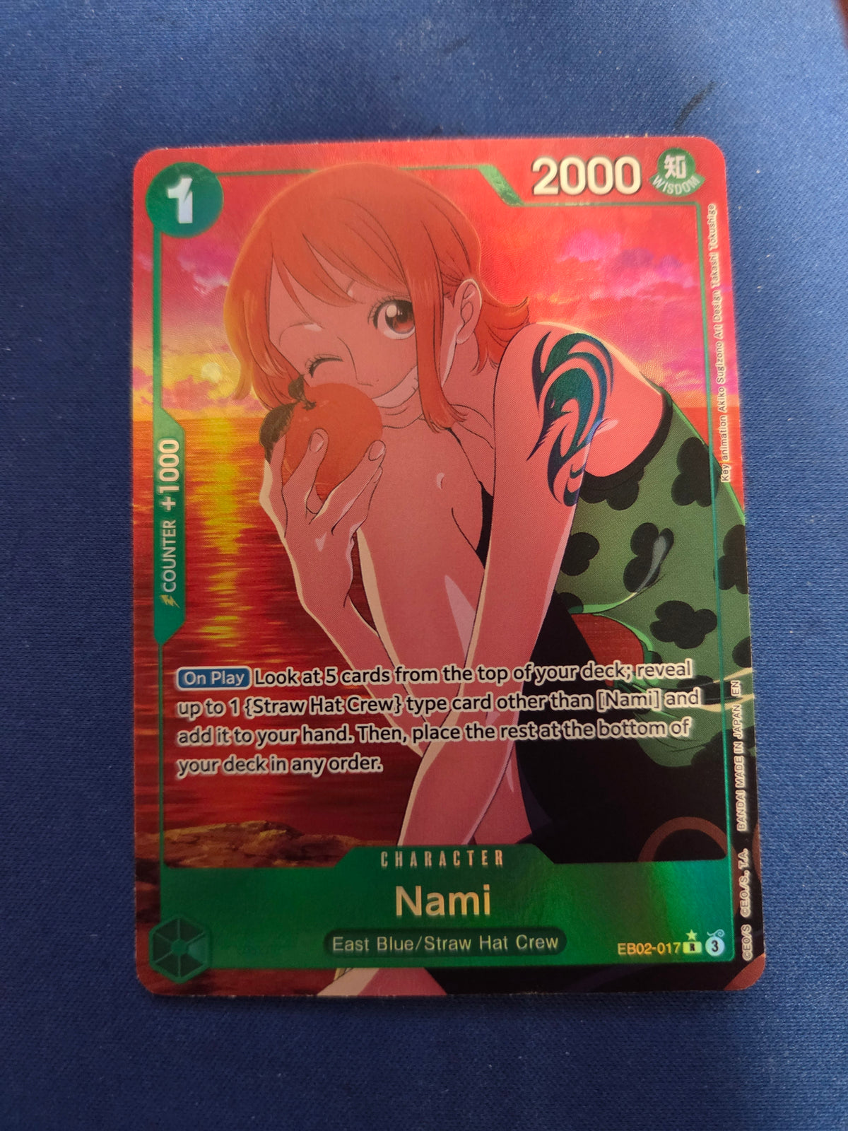 Nami (Alternate Art) (EB02-017) - Extra Booster: Anime 25th Collection Foil (Cabinet-NM)
