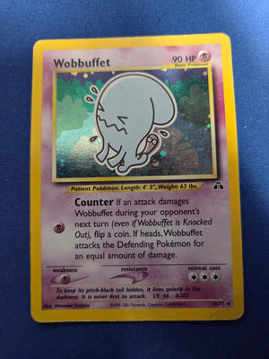 Heavily Played Wobbuffet (16) (16)/75 Holo Rare Unlimited Holofoil (Cabinet-HP)