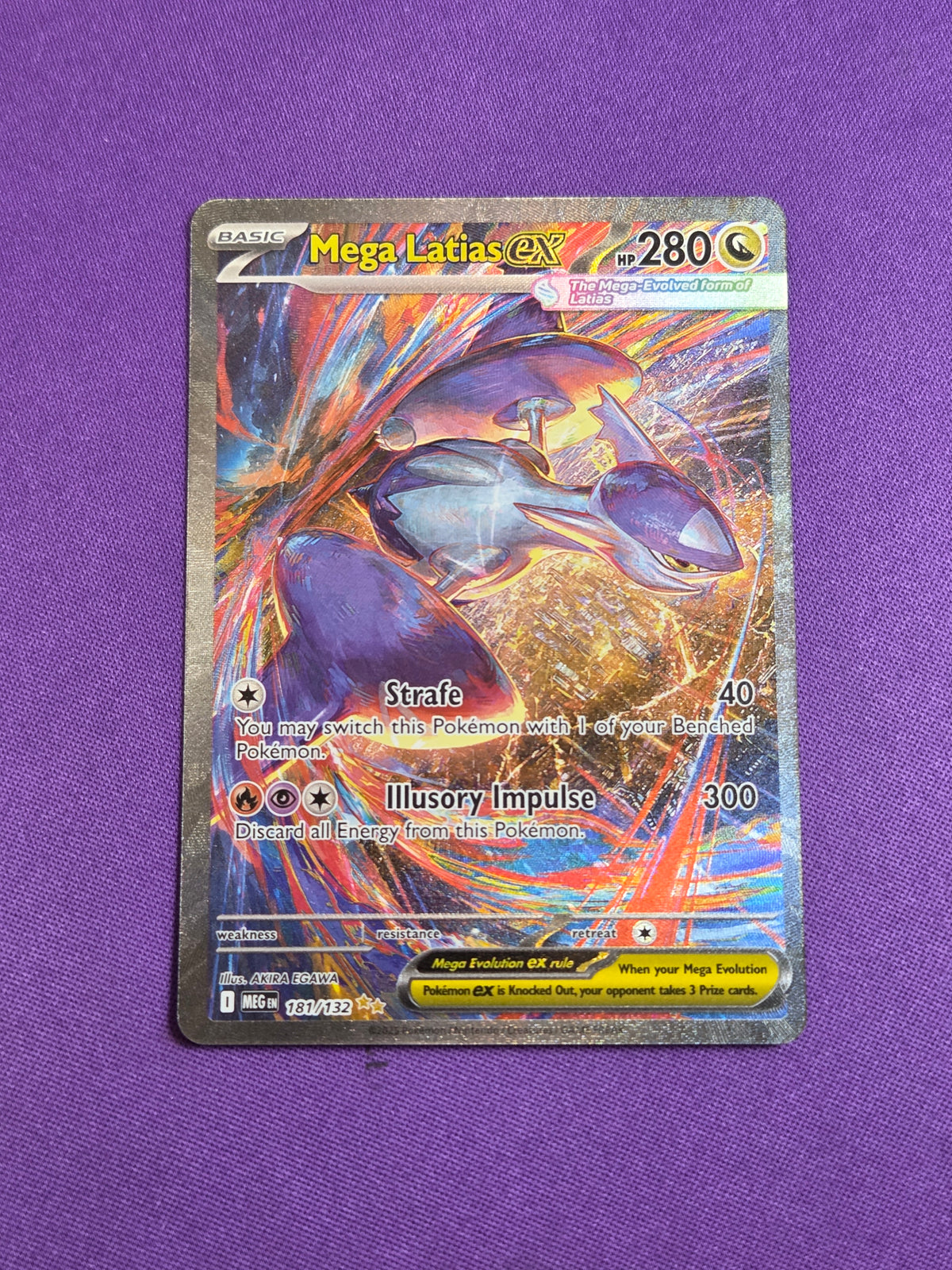 Mega Latias ex - 181/132 Special Illustration Rare Holofoil (Cabinet-NM)
