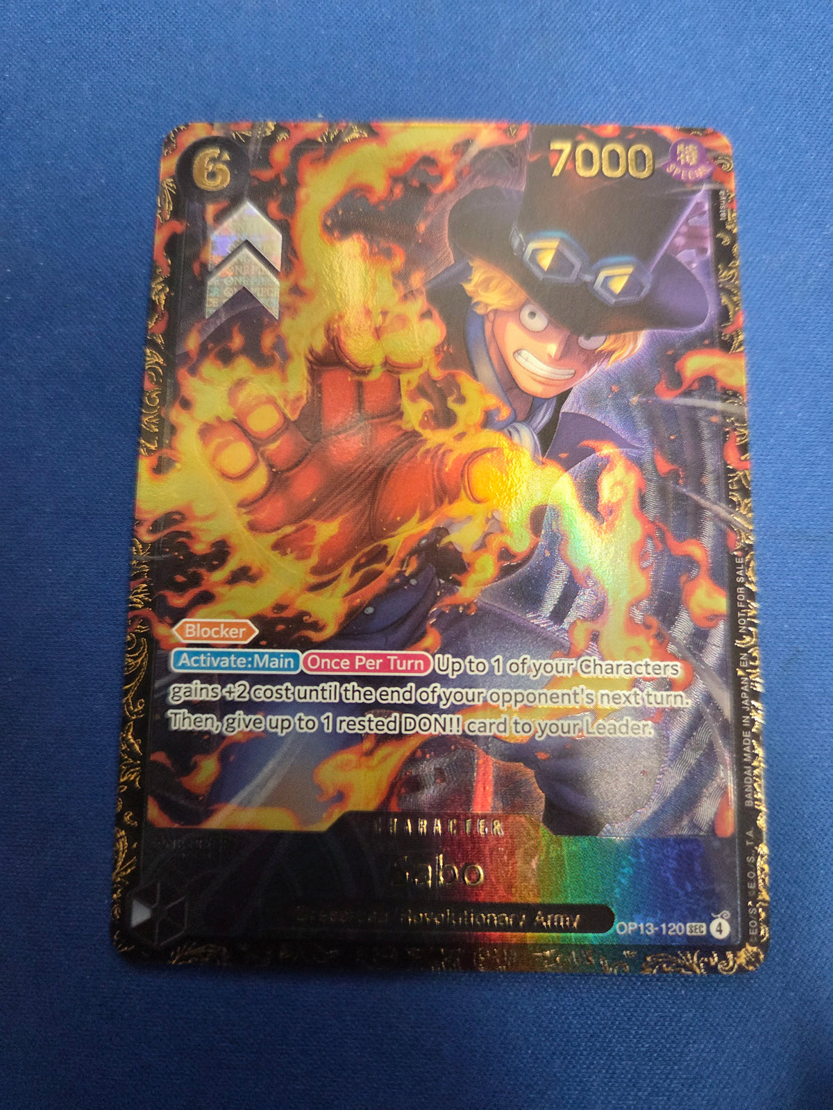 Sabo (Store Treasure Cup 2025) (OP13-120) - One Piece Promotion Cards Foil (Cabinet-NM)