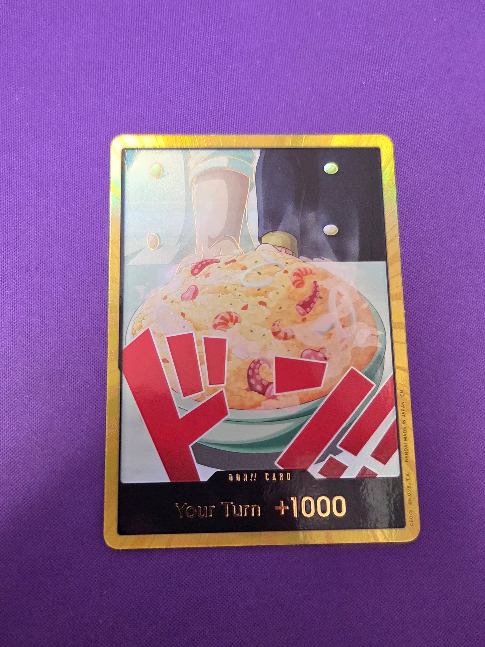 DON!! Card (Sanji) (Gold) - Premium Booster -The Best- Vol. 2 Foil (Cabinet-NM)