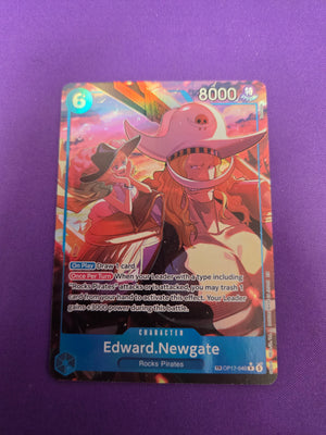 Edward.Newgate (040) (TR) (OP17-040) - The World's Strongest Warriors Foil (Cabinet-NM)