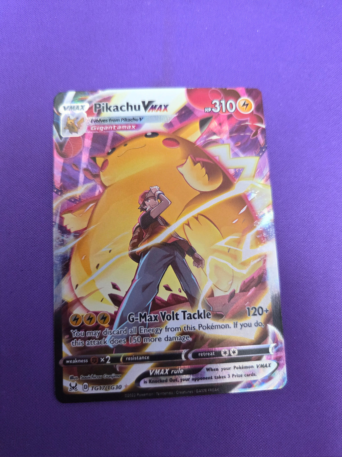 Pikachu VMAX (TG17)/30 Lost Origin Ultra Rare (Cabinet-NM)