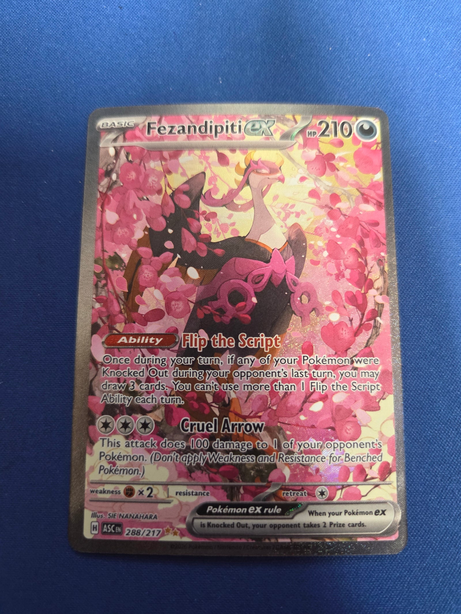 Fezandipiti ex - 288/217 (288) Special Illustration Rare Holofoil (Cabinet-NM)