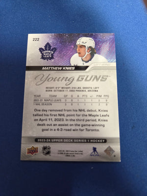 Matthew Knies young guns #222 (cabinet-NM)
