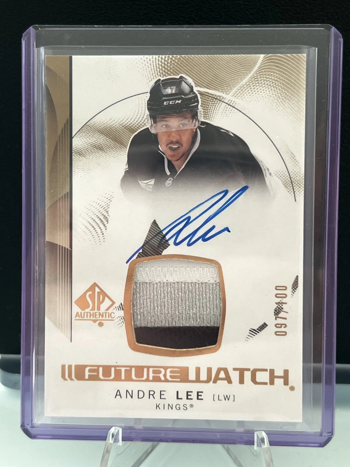 Andre Lee #172 Patch Auto SP authentic /100 (cabinet-NM)