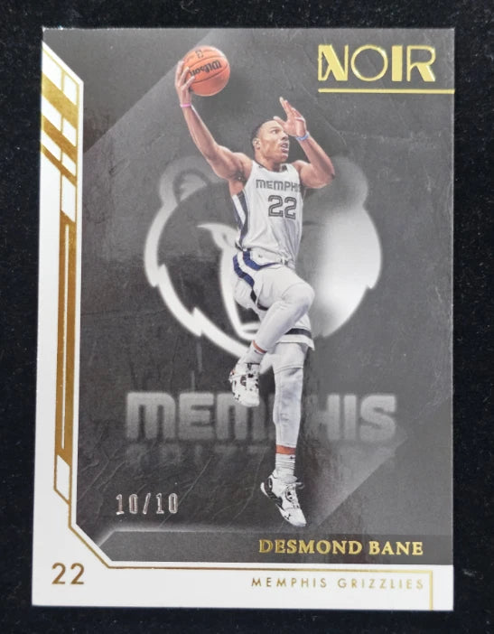 Desmond Bane 2022-23 Panini Noir 10/10 Association Edition Grizzlies #35 (Cabinet)