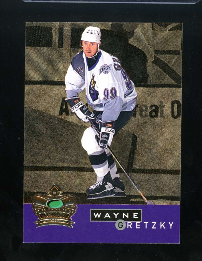 Wayne Gretzky Crown collection #10 gold (Cabinet-NM)