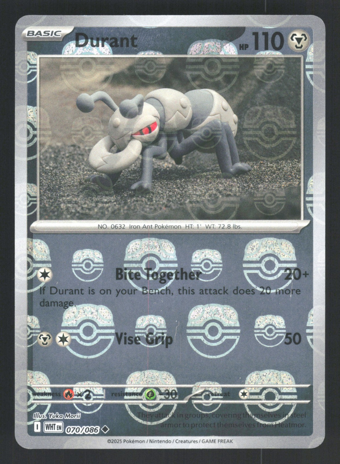 Durant (Master Ball Pattern) (70) Uncommon Holofoil