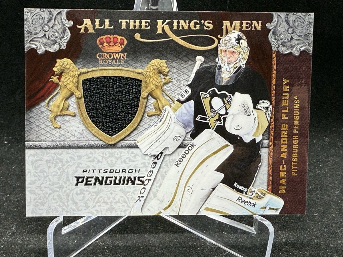 Marc-Andre Fleury #44 2011-12 Panini Crown Royale All the King's Men Memorabilia(cabinet)