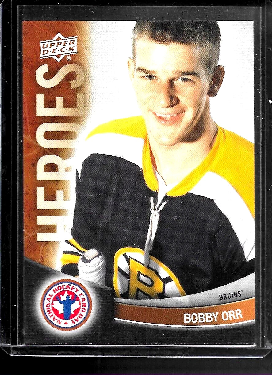 Bobby Orr #12 2011-12 Upper Deck National Hockey Card Day Canada (cabinet)