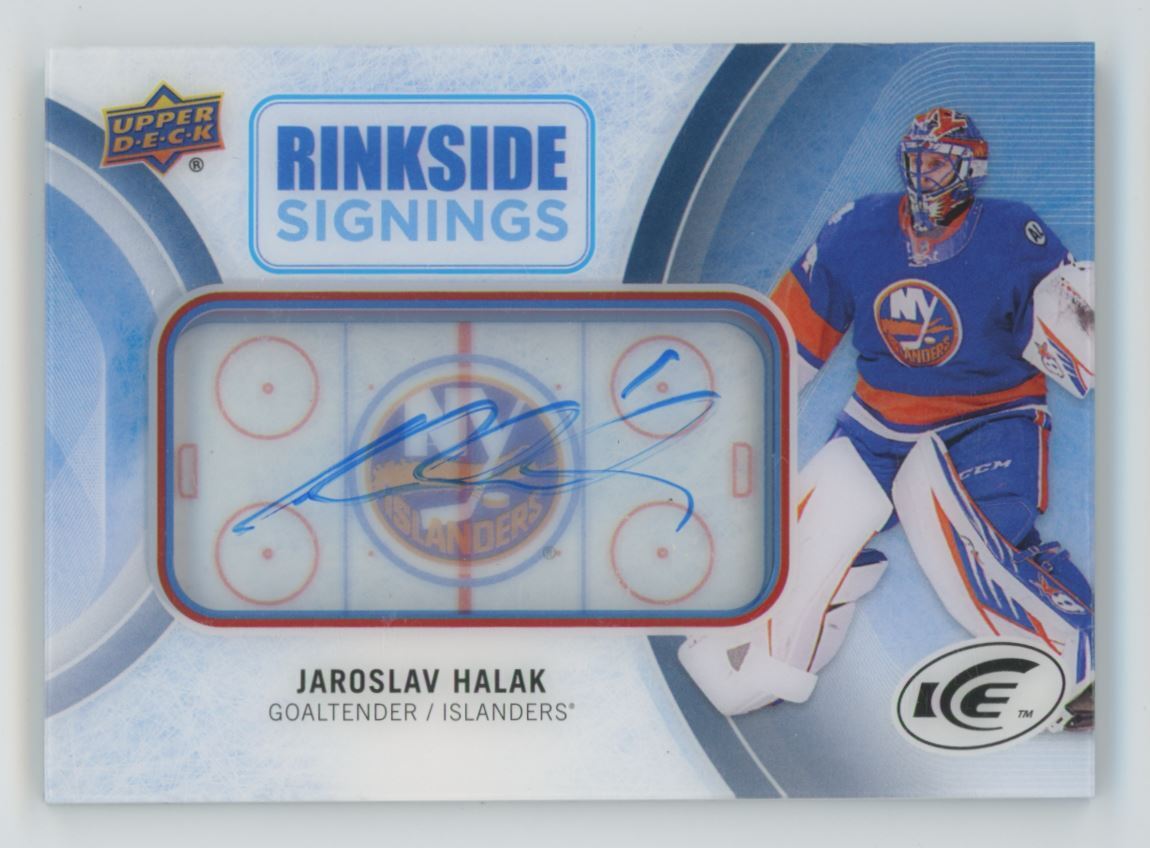 Jaroslav Halak Rinkside Signings #rs-jh Auto (cabinet-NM)
