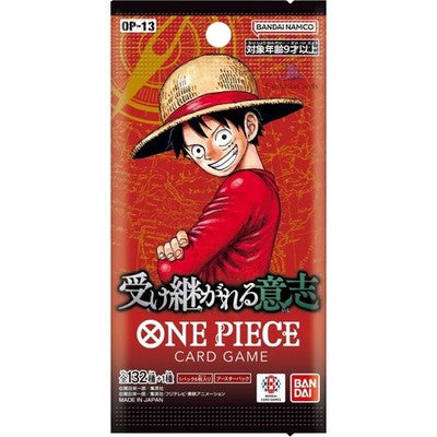 OP-13 Carrying on His Will Booster Box Japanese One Piece Card