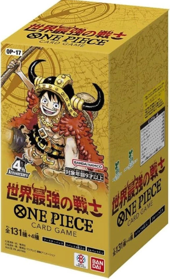 One Piece CG OP-17 The World's Strongest Warriors Japanese Lim 4