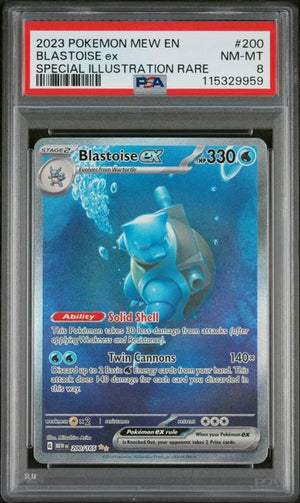 PSA 8 Blastoise #200 151 (Cabinet)