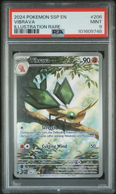 Psa 9 Vibrava surging sparks #206 (Cabinet)