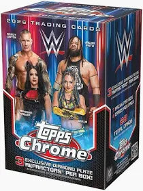 2026 Topps WWE Chrome Football Value Box LIM 2