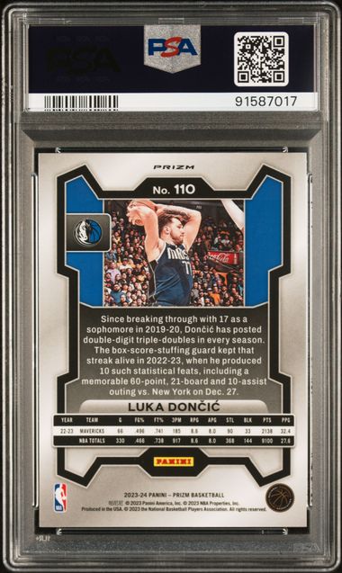 PSA 10 Luka Doncic #110 Red Ice