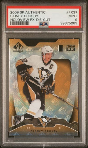 PSA 9 Sidney Crosby Holoview Fx-Die-cut #FX37 (Cabinet)