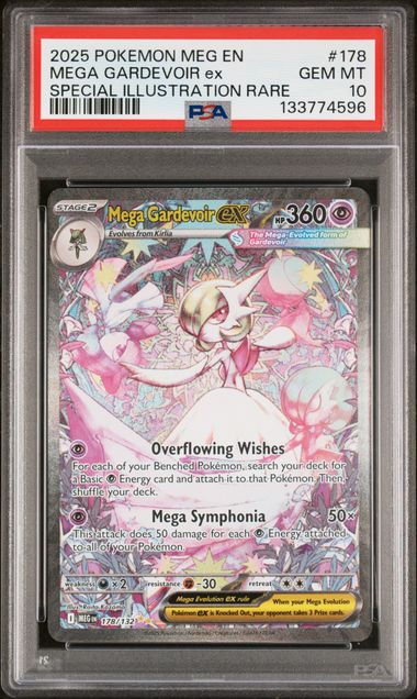 PSA 10 Mega Gardevoir #178 Mega Evolution (Cabinet)