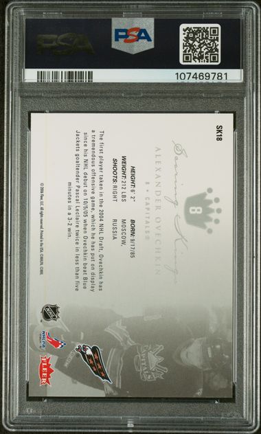 PSA 9 Alexander Ovechkin #SK-18 Scoring Kings Rookie (Cabinet)
