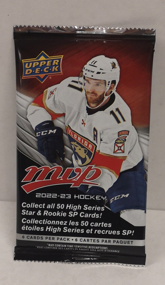 22/23 UD MVP Hockey Gravity Feed Single Packs