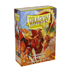 Dragon Shield: Japanese Size 60ct Sleeves - Ember (Dual Matte)