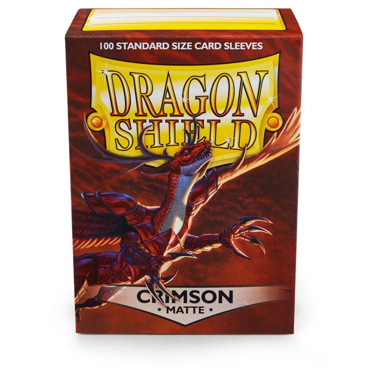 Dragon Shield Standard Sleeves Crimson Matte 100ct