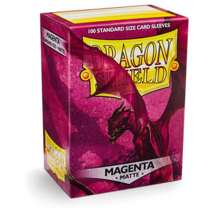 Dragon Shield Standard  Magenta Matte Sleeves 100ct