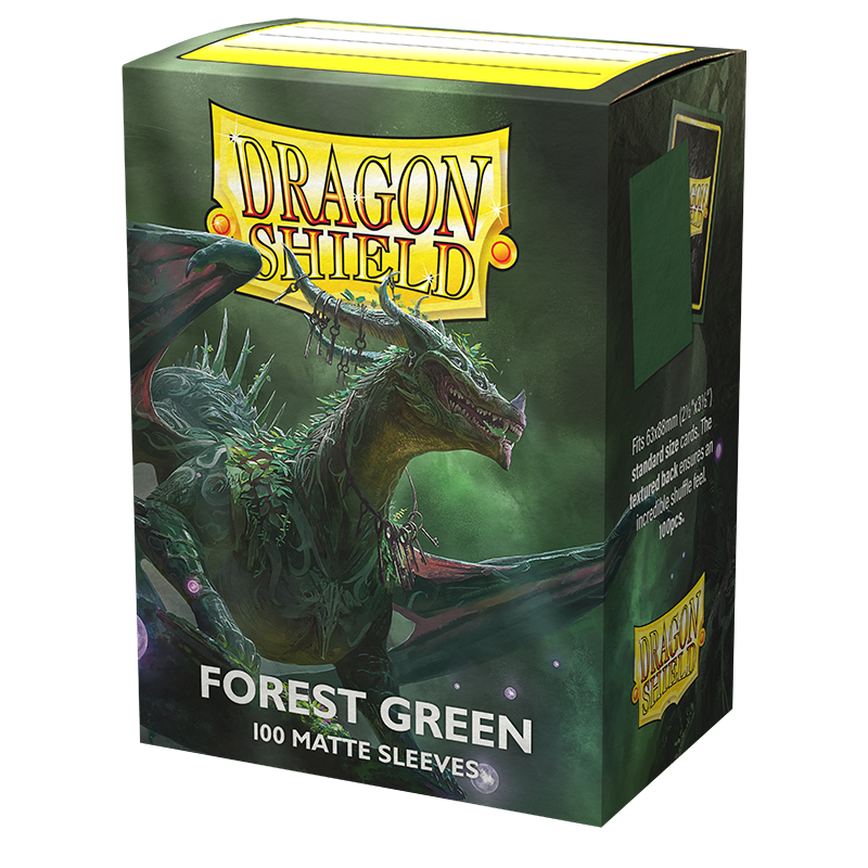 Dragon Shield: Standard 100ct Sleeves - Forest Green