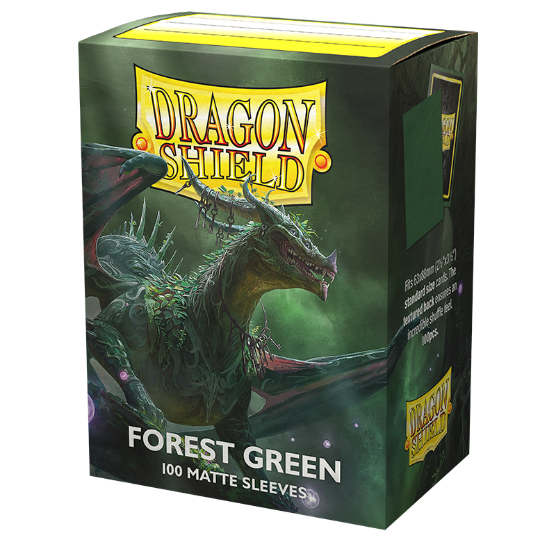 Dragon Shield: Standard 100ct Sleeves - Forest Green (Dual Matte)