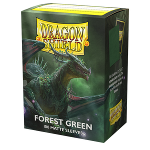 Dragon Shield: Standard 100ct Sleeves - Forest Green (Dual Matte)