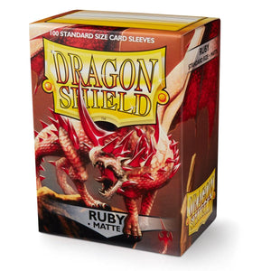 Dragon Shield Standard Ruby Matte Sleeves 100ct