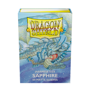 Dragon Shield: Japanese Size 60ct Sleeves - Sapphire (Matte)