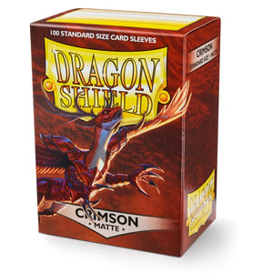 Dragon Shield Standard Sleeves Crimson Matte 100ct