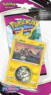 Pokemon SWSH8  - Fusion Strike Checklane Blister- Blitzle - LIM 3