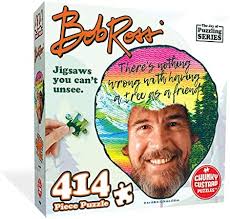 Bob Ross Puzzle - There's Nothing Wrong With Having A Tree As A Friend