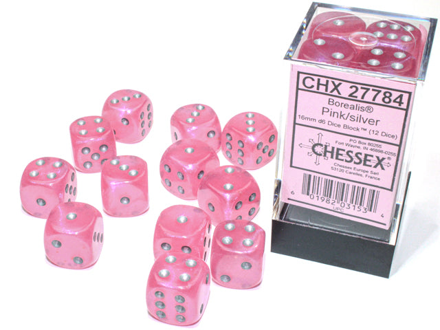 Borealis 12D6 Pink/Silver 16MM Luminary