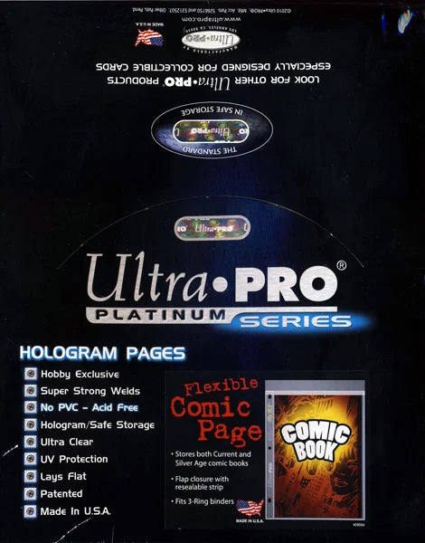 Ultra PRO Platinum Series Hologram 1-Pocket Pages