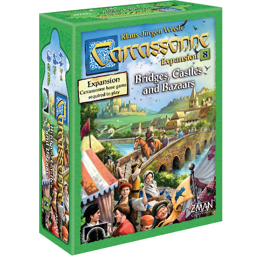 Carcassonne: EXP #8 Bridges, Castles & Bazaars
