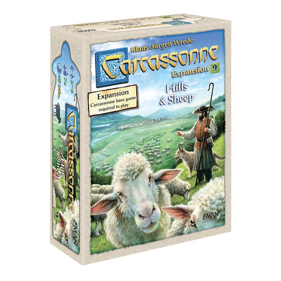 Carcassonne: Exp #9 Hills and Sheep
