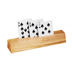 Card Holder Wooden Slot 2PC 9"