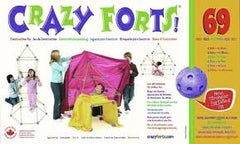 Crazy Forts Violet - Kit De Construction 69 Pièces Pour Cabanes Et Forts Imaginaires Enfants
