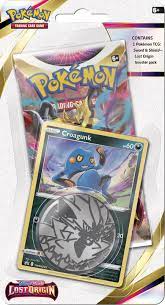 Pokemon SWSH11 Lost Origin Checklane Blister-Croagunk LIM 3