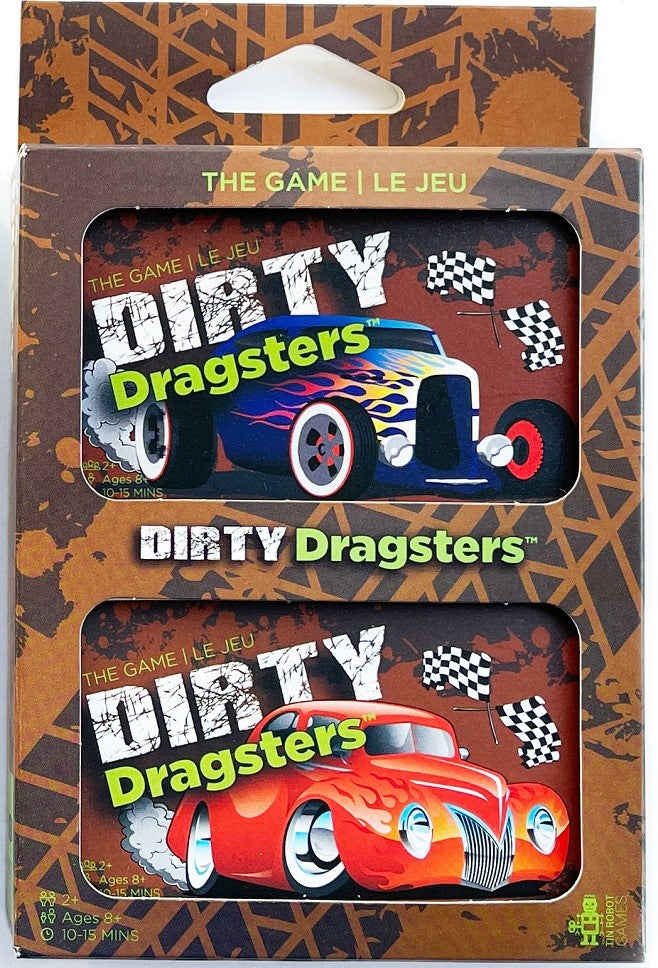 Dirty Dragsters: Blue and Orange Car Decks