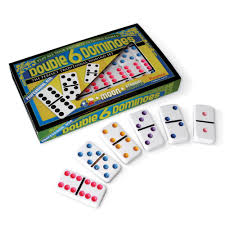 Dominoes - Double 6-Color Dot