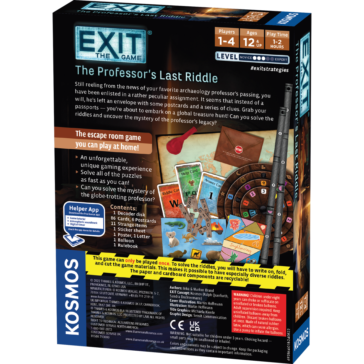 Exit: The Professor's Last Riddle