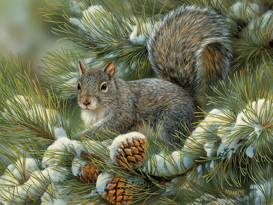 Gray Squirrel -275pc  Puzzle