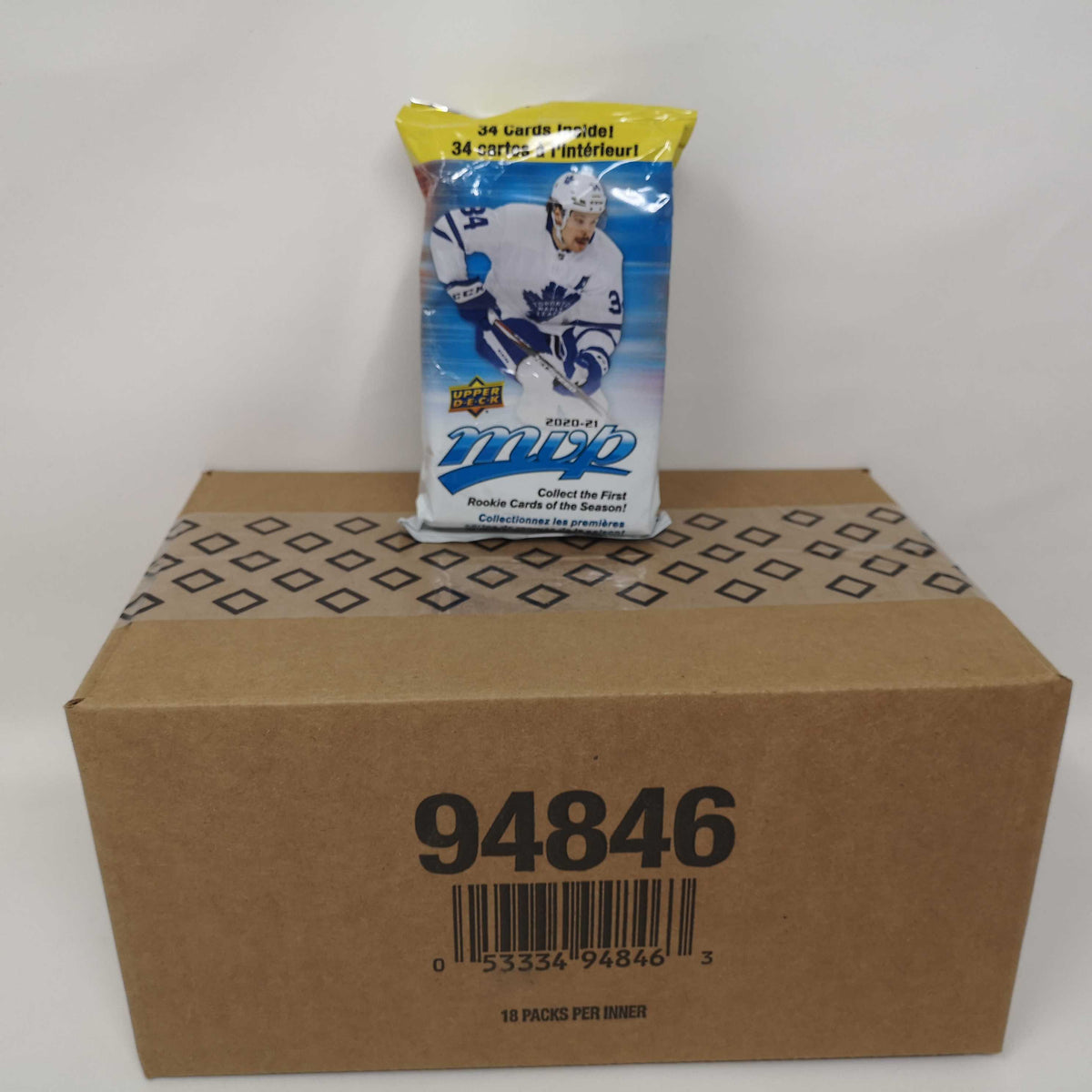 20/21 Upper Deck MVP Hockey Fat Packs (Inner box)