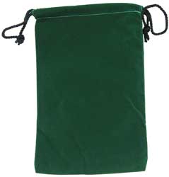 Dice Bag 6x9 Inch Green